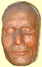 Posmrtná maska sv. Leonarda v klášteře sv. Bonaventury v Římě  