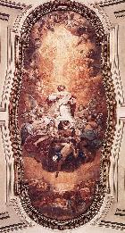 Eusebius - freska A. Raphaela Mengs v basilice „titulus presbiteralis“
