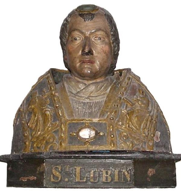 Busta Leobína v kostele Notre Dame de Louviers